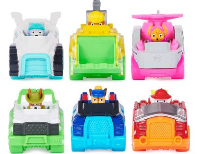 Spin Master Labková patrola Die-cast multibalenie neónových autíčok