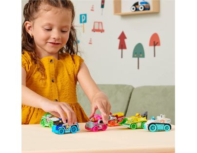 Spin Master Labková patrola Die-cast multibalenie neónových autíčok