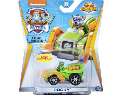 Spin Master Paw Patrol kovová autíčka super hrdinov Rocky