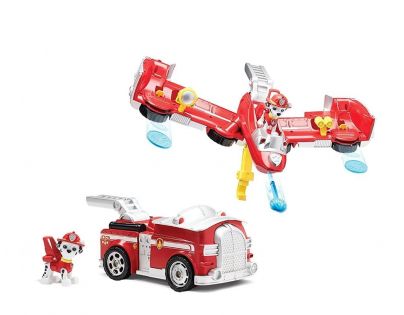 Paw Patrol rýchlo meniace sa vozidlá Marshall Flip a lietajúci stroj