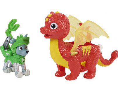 Paw Patrol Rytieri figúrky s drakom Rocky