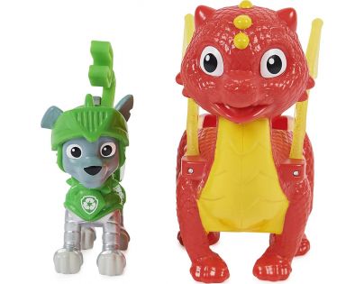 Paw Patrol Rytieri figúrky s drakom Rocky