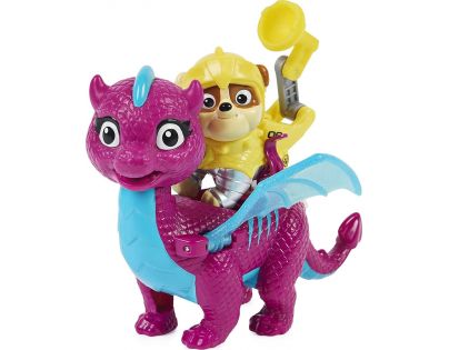 Paw Patrol Rytieri figúrky s drakom Rubble