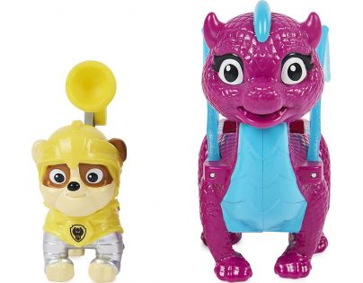 Paw Patrol Rytieri figúrky s drakom Rubble