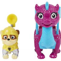 Paw Patrol Rytieri figúrky s drakom Rubble