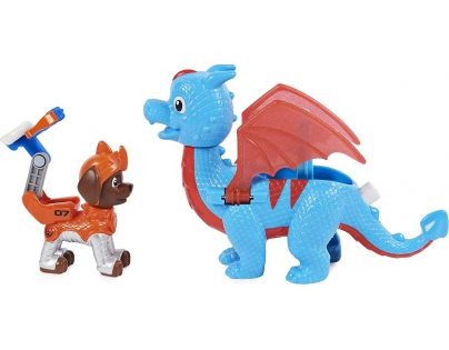 Paw Patrol rytieri figúrky s drakom Zuma