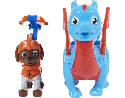 Paw Patrol rytieri figúrky s drakom Zuma
