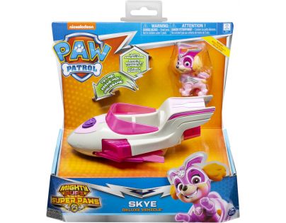 Spin Master Labková patrola super vozidla se světelným efektem Skye