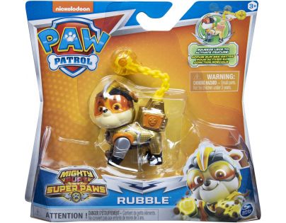 Spin Master Paw Patrol základné figúrky super hrdinov Rubble