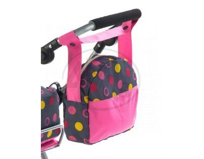 Přebalovací taška na kočárek Funky pink