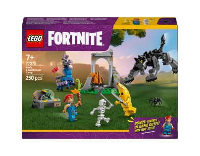 LEGO® Fortnite® 77075 Peely a Sparkplug a ich tábor