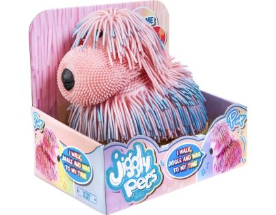 Eolo Pejsek mazlíček Jiggly perleťový růžový - Poškodený obal