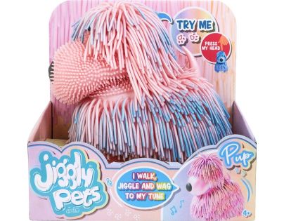 Eolo Pejsek mazlíček Jiggly perleťový růžový - Poškodený obal