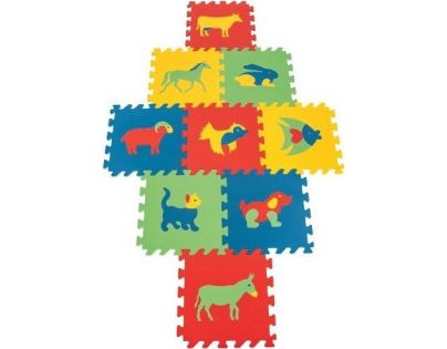 Pilsan Toys Penová podložka Zvieratká 9 ks