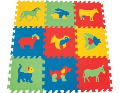 Pilsan Toys Penová podložka Zvieratká 9 ks