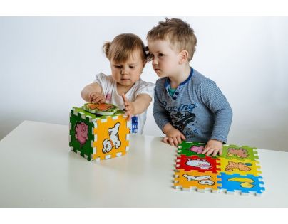 Teddies Puzzle penové Moje prvé zvieratká 6 dielikov