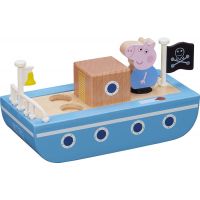 TM Toys Peppa Pig drevená loď a figúrka George 2