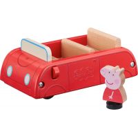 TM ToysPeppa Pig drevené rodinné auto a figúrka Peppa