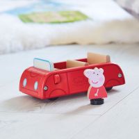 TM ToysPeppa Pig drevené rodinné auto a figúrka Peppa 3