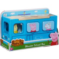 TM Toys Peppa Pig Drevený autobus vkladačka 4
