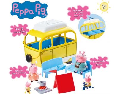 Peppa Pig karavan de Luxe s príslušenstvom 4 figúrky