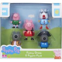 Peppa Pig maškarné šaty, 5 figúrok 2