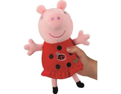 TM Toys Peppa Pig plyšová Peppa lienka 20 cm