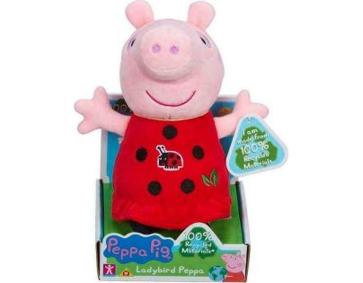 TM Toys Peppa Pig plyšová Peppa lienka 20 cm
