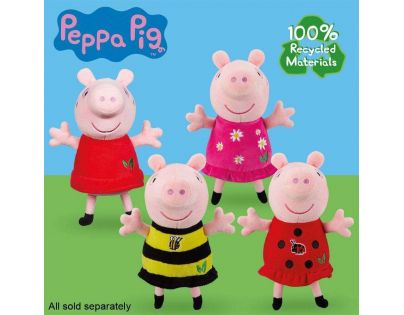 TM Toys Peppa Pig plyšová Peppa lienka 20 cm