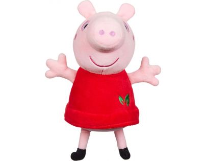 TM Toys Peppa Pig plyšová Peppa červené šatôčky 20 cm