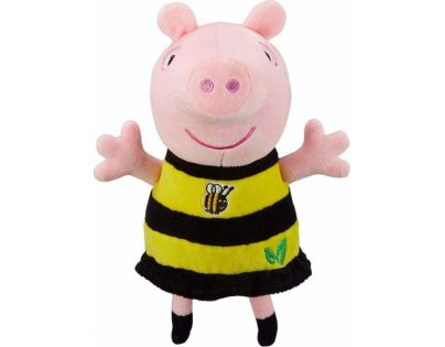 Peppa Pig plyšová Peppa včielka 20 cm