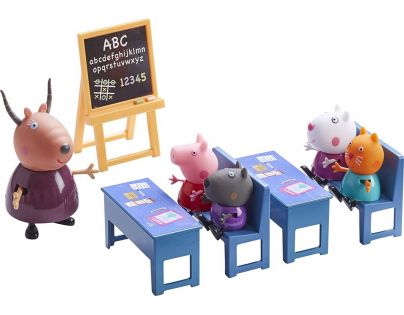 Peppa Pig školská trieda 5 figúrok - Poškodený obal