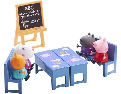 Peppa Pig školská trieda 5 figúrok - Poškodený obal