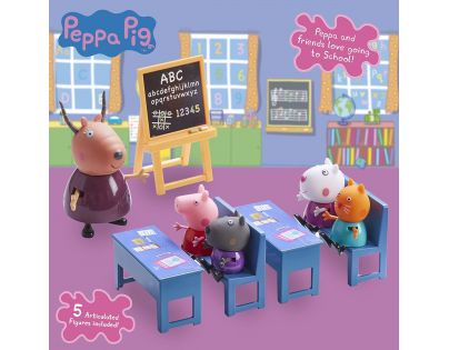 Peppa Pig školská trieda 5 figúrok