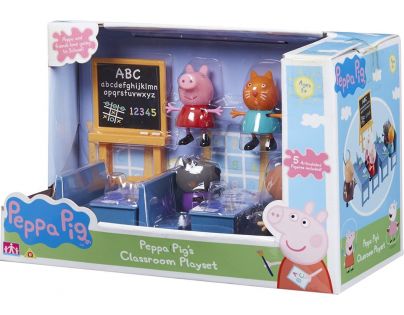 Peppa Pig školská trieda 5 figúrok