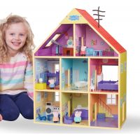 TM Toys Peppa Pig veľký drevený rodinný dom so svetlom a zvukom 2