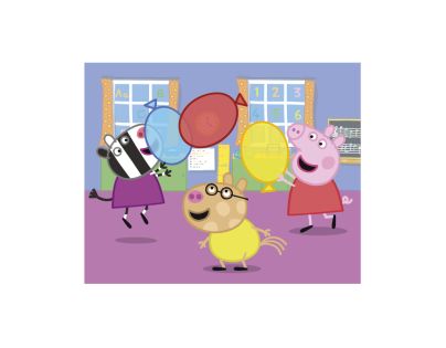 Dino Peppa Pig: Veselý deň 20 Drevené licenčné kocky