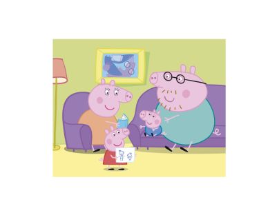 Dino Peppa Pig: Veselý deň 20 Drevené licenčné kocky