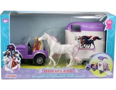 Alltoys 12063 - Horseland - přeprava koní 4x4