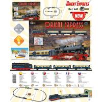 Pequetren Orient express so stanicou, mostom a tunelom 5