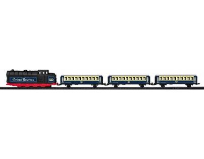 Pequetren Orient express so stanicou, mostom a tunelom