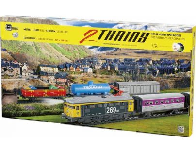 Pequetren Vlak 2 v 1 s dvoma súpravami