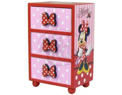 Šperkovnice Minnie dřevěná