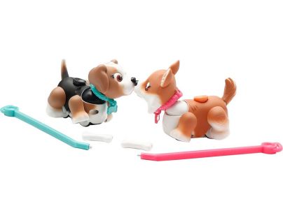 Pet Parade 2pack zvieratko 9,5 x 5 x 4 cm - hnedý psík