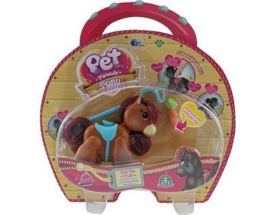 Pet Parade poník 8 x 8 x 2 cm 1pack hnedá