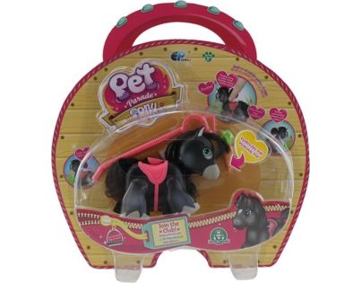 Pet Parade poník 8 x 8 x 2 cm 1pack čierna