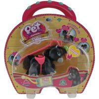 Pet Parade poník 8 x 8 x 2 cm 1pack čierna