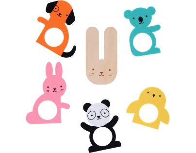 Petit Collage Kreatívny kufrík Bambulkové zvieratká