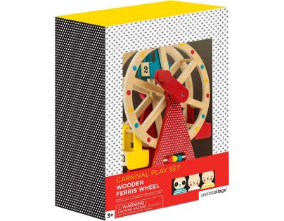 Petitcollage Drevené ruské koleso