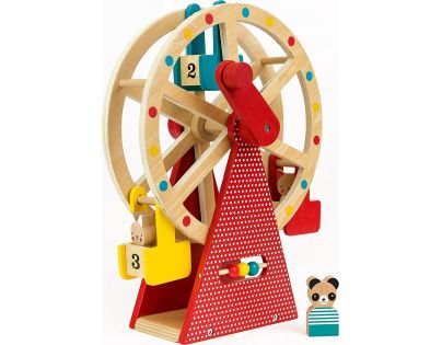 Petitcollage Drevené ruské koleso